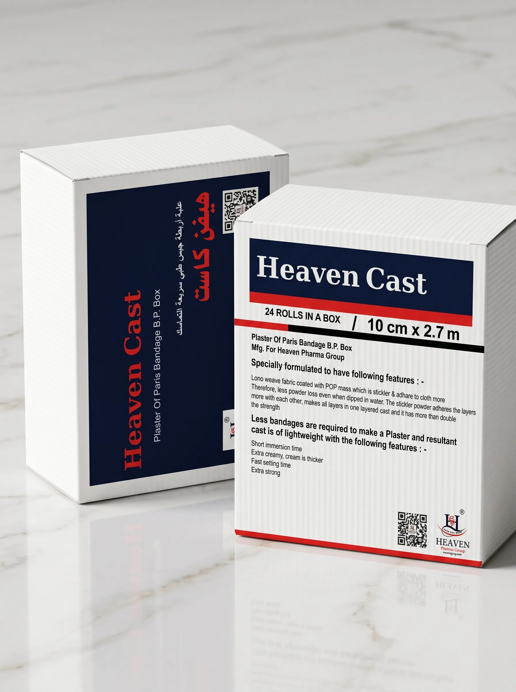 Heaven Cast Plaster of Paris Bandage B.P. Box
